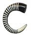 Zebra design Buffalo Horn claw