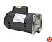 A.O. Smith B2853 1 HP, 3450 RPM, 1 Speed, 230/115 Volts, 7.1/14.2 Amps, 1.25 Service Factor, 56Y Frame, PSC, ODP Enclosure, Square Flange Pool Motor