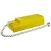 Tigerchocks AC3512-S Urethane Lightweight Commercial Aviation Wheel Chock, Yellow, 12" Length, 5" Width, 3" Height
