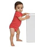 American Apparel Organic Infant Baby Rib Short Sleeve One-Piece
