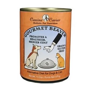 Canine Caviar Gourmet Beaver All Meat Diet Cans for Dogs and Cats