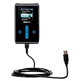 Classic Straight USB Cable for the Philips GoGear HDD1635 with Power Hot Sync and Charge capabilities - uses Gomadic TipExchange Technology