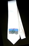 Party Decoration Necktie with dinosaur, plesiosaur, prehistoric, animal