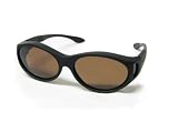 Cocoons Live Eyewear Sunglasses Stream Line (Small) Black Frame with Polarized Amber Lenses... by 
