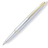 Cross ATX Medalist Selectip Pen with Highly Polished Chrome with 23 Karat Gold Plated Appointments