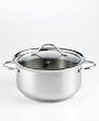 Martha Stewart Collection 8.5 Quart Stainless Steel Casserole