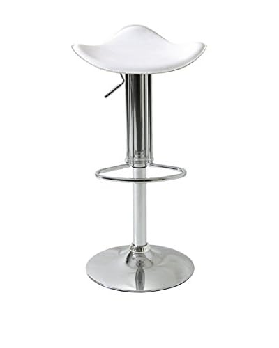 TrendyItalia Set Sgabello Da Bar 2 pezzi Bellini Bianco