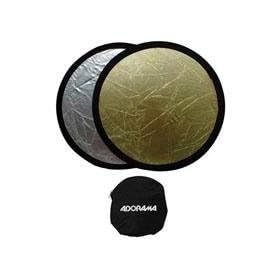 Adorama 12 Portable Reflector Gold / shite (sliver/white)