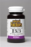 B-3 Niacin 100mg (90Tablets) Brand: Natural Factors
