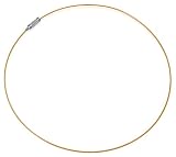 Stainless Steel Gold Laminated Chain 16 18 Choker Necklace with Screw Clasp