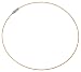 Stainless Steel Gold Laminated Chain 16" 18" Choker Necklace with Screw Clasp