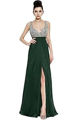 Sexy Chiffon Sequined Lace Pageant Dress/Prom Dress/Party Dress 