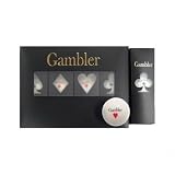 Volvik Crystal Golf Balls with Gambler Logo - Dozen