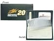 Tony Stewart Embroidered Leather Checkbook Cover - NASCAR Sports Merchandise