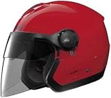 NOLAN N42E CORSA RED NCOM XS MOTORCYCLE Open-Face_helmet
