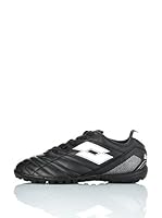 Lotto Botas de Fútbol Play Off VIII Tf Jr (Negro / Blanco)