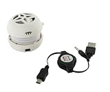 White Rechargeable Mini Portable Capsule Speaker for iPod, iPhone and Most  ....