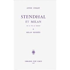 Stendhal et Milan