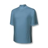 Adidas 2007 Men's ClimaCool Short Sleeve Golf Mock T-Shirt - Lake - 340217