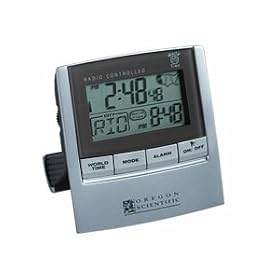 Travel Alarm Clock with World by 