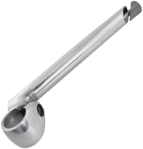 22mm Shaft Dia Bicycle Bike Silver Tone Repair Part Alloy Handle Stem