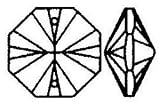 28mm 30% Lead Crystal Octagon #1032-28