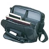 Delsey Pro Notebook Briefcase 12, Expandable Attache for Notebook & Documents, Black.