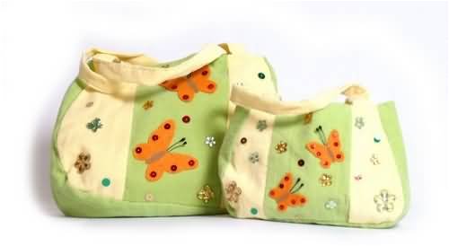 Childrens Toyshop  Toys : Flower Meadow Cord Bag - Twin Set