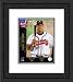 Framed Yunel Escobar Atlanta Braves Photograph