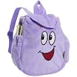 Dora the Explorer Mr. Face Backpack Plush Purple