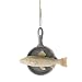 Midwest Fish in Frying Pan Christmas Ornament