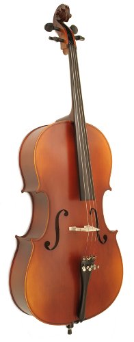 Knilling Bucharest Model Laminated 4/4 Cello Outfit (Padded Cover,  Glasser Fiberglass Bow)