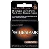 Trojan Natural Lamb Lubricated Condoms (3 Condoms)
