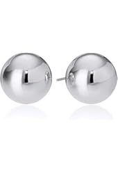 Sterling Silver Ball Studs
