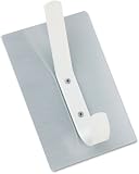 Magna Visual CHH10 Magnetic Coat and Hat Double Hook, Holds 10-lbs, 4 x 2-1/2 x 7, Nickel-Plate