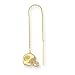 14K Buffalo Bills Helmet Threader Earrings