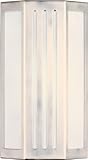 IMAGE OF Maxim Lighting 88300WTSST Beam LED Energy Smart 1 Light Wall Sconce in Stainless Steel with White glass