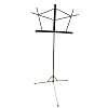 On Stage SM7122B Folding Music Stand, Black