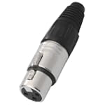 Neutrik NC3FX Female Cable End XLR Nickel/Silver