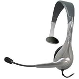 Cyber Acoustics AC-202B Silver Stereo Headset & Microphone