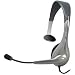Cyber Acoustics AC-202B Silver Stereo Headset & Microphone