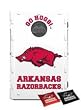University of Arkansas Razorbacks - Hogs Logo 1 Baggo Bag Toss Game