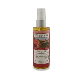 Bath Petals California Rose Garden Body Oil, NET 4 FL OZ U.S. / 118 ml