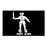Pirate - Bartholomew Roberts 1 - Flag 3ft x 5ft Printed Polyester