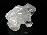 水晶 大＜純愛　かえる＞透明な恋愛運をあなたに7x5x3.5cm■