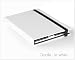 Grifiti Dootle Book Case for Apple iPad 2 and 3 with Classic Casebound Hard Back Book Exterior in White, Removable Custom Form Fit iPad Frame, Storage Pocket, and Big-Ass Bands to Close