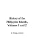 Book History of the Philippine Islands