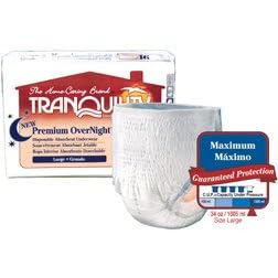 Tranquility Premium OverNight Pull-On Diapers Size Medium Pk/18