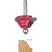 Freud 38-304 1-9/16-Inch Diameter Cove and Bead Router Bit with 1/4-Inch Shank