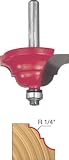 Freud 38-304 1-9/16-Inch Diameter Cove and Bead Router Bit with 1/4-Inch Shank